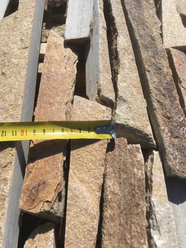 Горбушка златолит золотистый для облицовки купить в Пензе