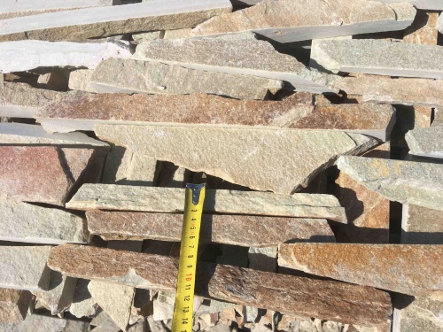 Горбушка златолит золотистый для облицовки купить в Пензе