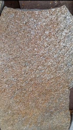 Плитняк златолит серебристый для цоколя, отмостки купить в Пензе