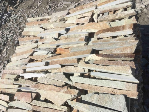 Горбушка златолит золотистый для облицовки купить в Пензе