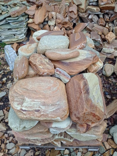 Златолит жёлтый, жёлто-зелёный глыбки и валуны для ланшафтного дизайна купить в Пензе